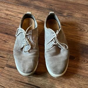 Clae grey suede Bradley sneakers